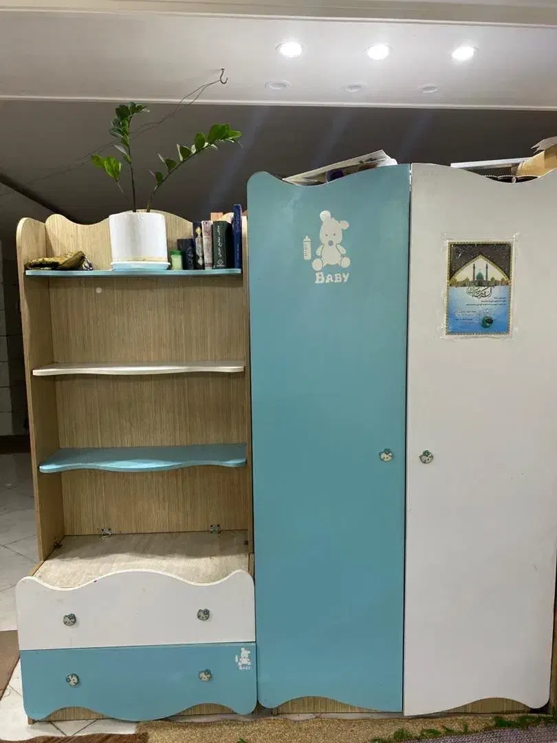 کتابخونه و کمد و کشو کودک در حد نو|اسباب و اثاث بچه|تهران, وردآورد|دیوار