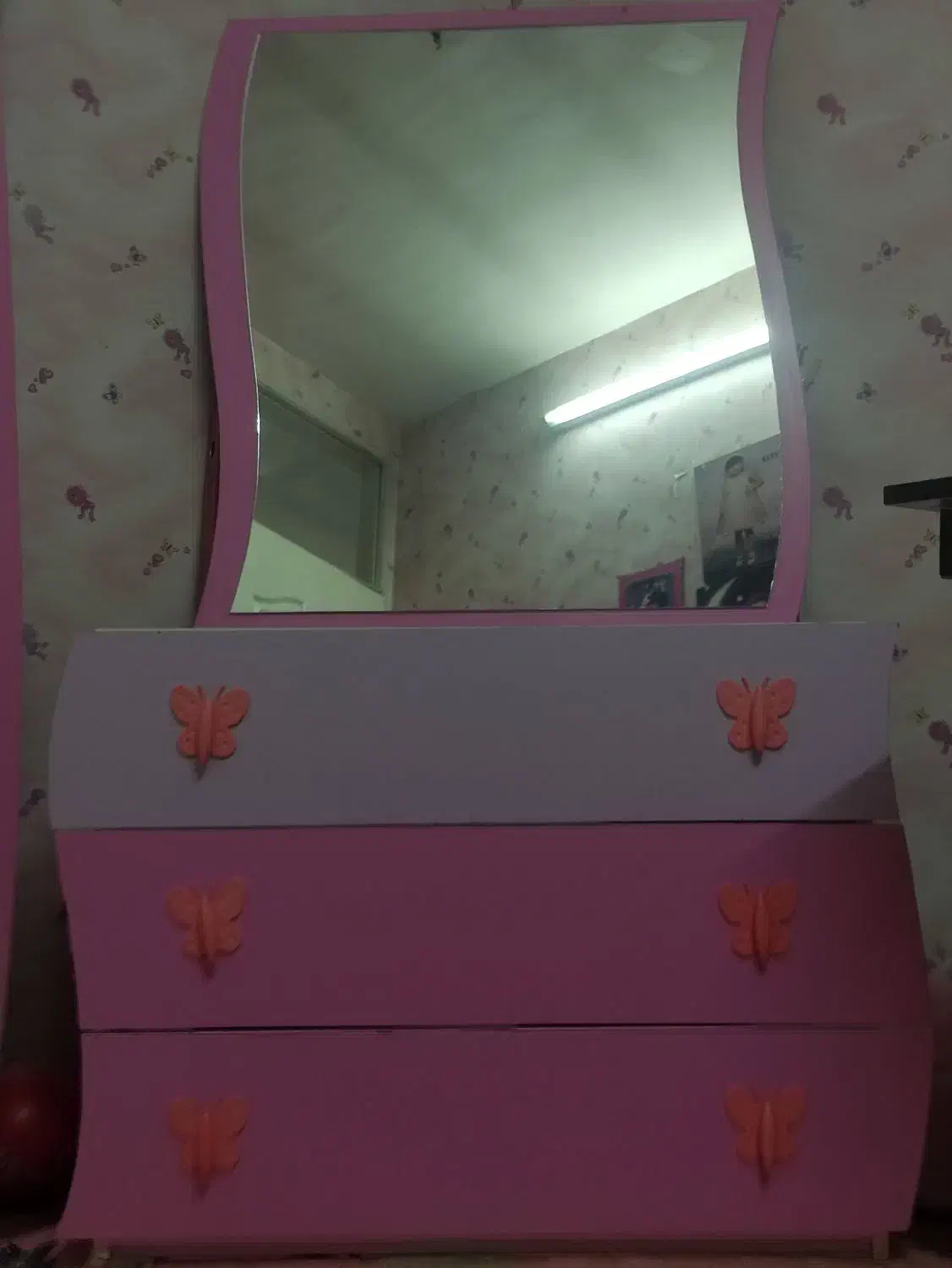 کمد ویترین و دراور با آینه کاملا سالم|جاکفشی، کمد، دراور|زنجان, |دیوار