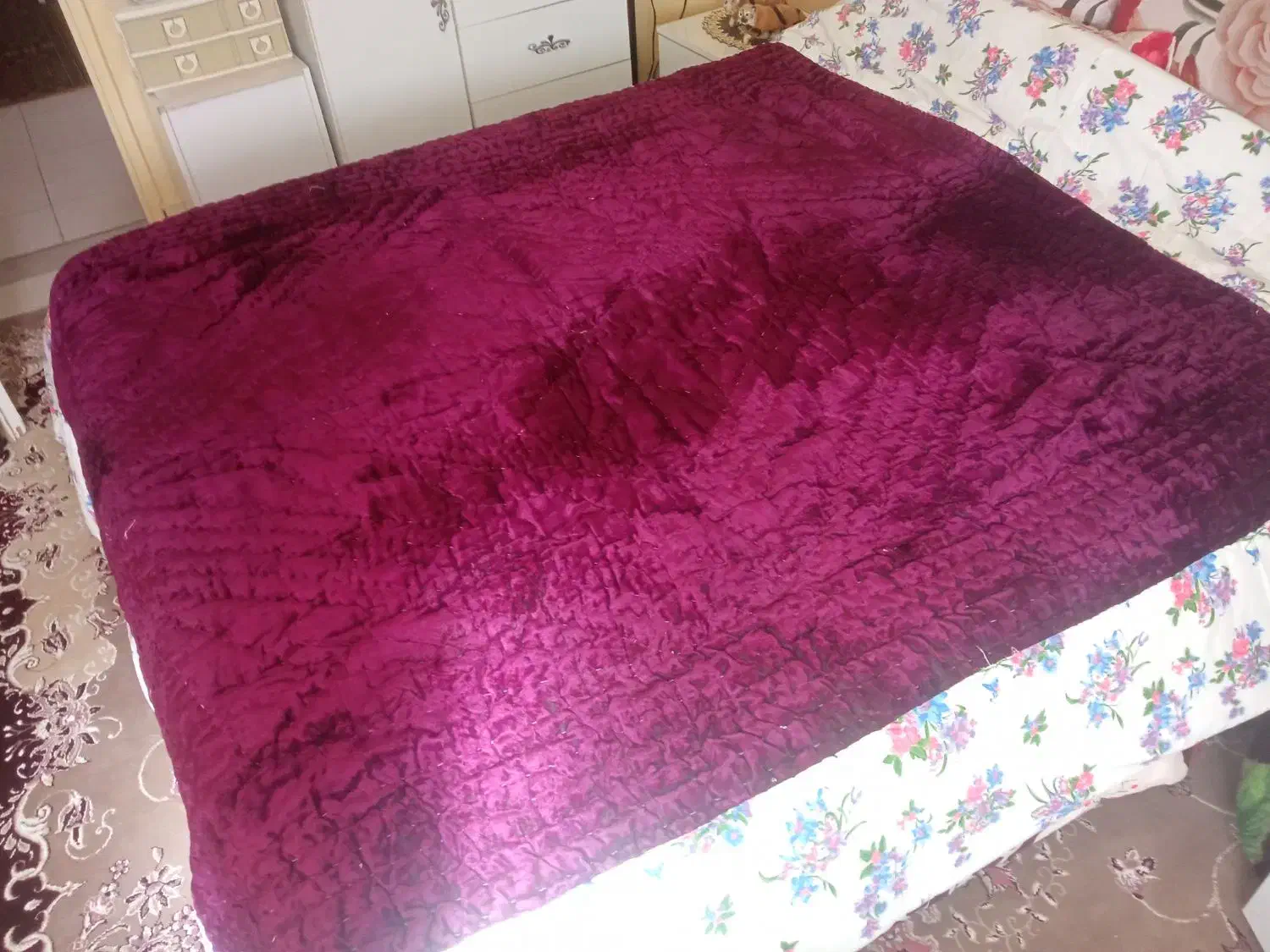 دوعددلحاف تمیزونو|رختخواب، بالش، پتو|تبریز, |دیوار