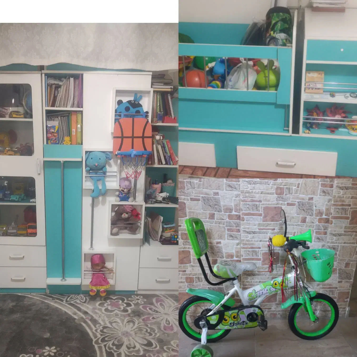 سرویس کامل تخت و کمد کودک|اسباب و اثاث بچه|تهران, افسریه جنوبی|دیوار