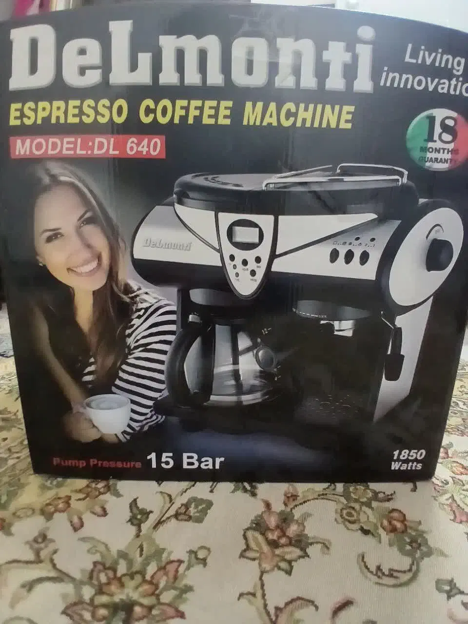 قهوه ساز اسپرسو دلمونتی|سماور، چایساز، قهوهساز|اصفهان, باب الدشت|دیوار