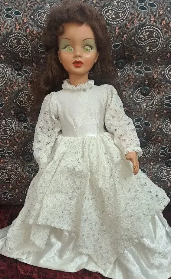 عروسک ۷۰ ساله ی قدیمی چهره نما با قد ۵۵ سانتیمتر|اسباببازی بچه|تهران, شهرک شریعتی|دیوار