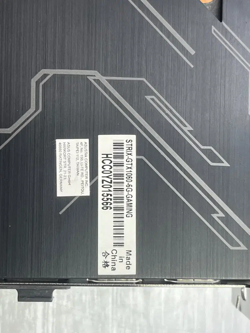 کارت گرافیک Asus GTX 1060-6G super|قطعات و لوازم جانبی رایانه|اراک, |دیوار