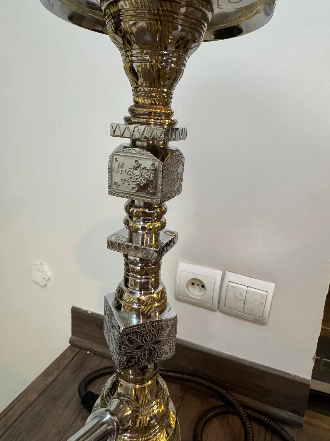 قلیان حاج اوغلی تمام قلم‌کاری|کلکسیون و سرگرمی|تهران, پرستار|دیوار