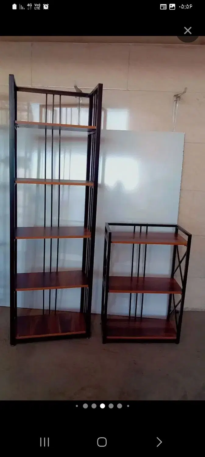 شلف  استند رگال  کتابخانه میز بافلزتخته|کتابخانه، شلف، قفسه‌های دیواری|تهران, فلسطین (میدان انقلاب)|دیوار