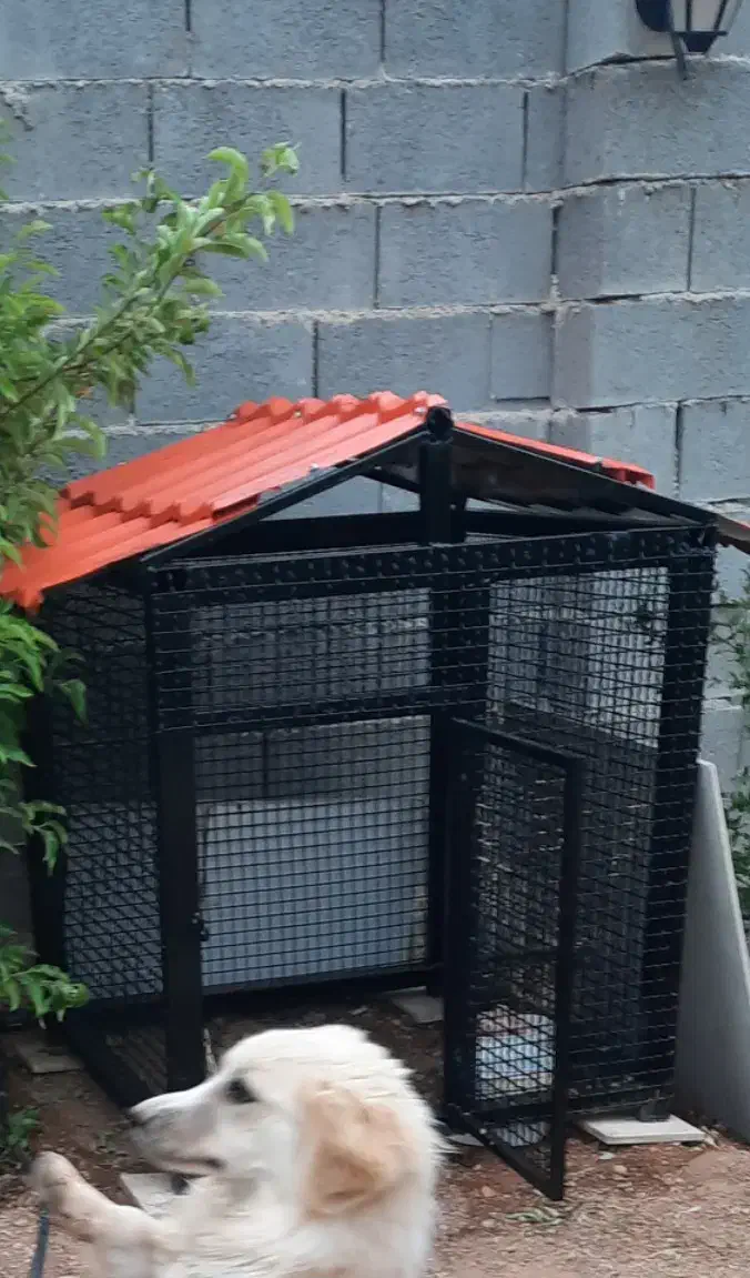 فروش قفس آهنی محکم برا نگهداری سگ|لوازم جانبی حیوانات|آباده, |دیوار