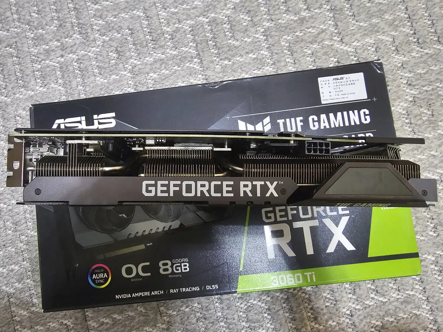 کارت گرافیک ایسوس مدل TUF Gaming RTX 3060Ti 8GB OC|قطعات و لوازم جانبی رایانه|تهران, فلسطین (میدان انقلاب)|دیوار