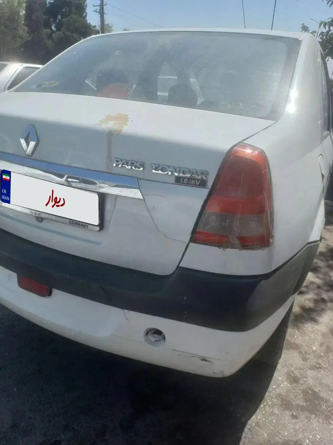 پارس تندرمدل۹۵|خودرو سواری و وانت|صدرا-فارس, فاز ۱|دیوار