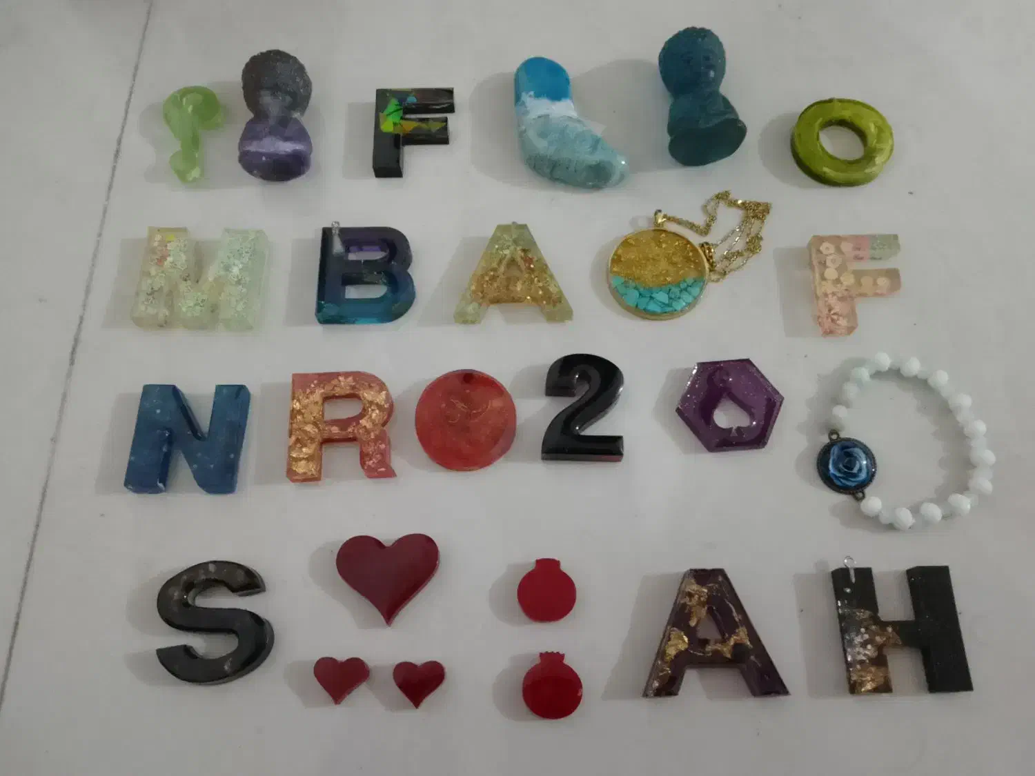 فروش ویژه حروف و جا کلیدی رزینی|صنایع دستی و سایر لوازم تزئینی|گرگان, |دیوار