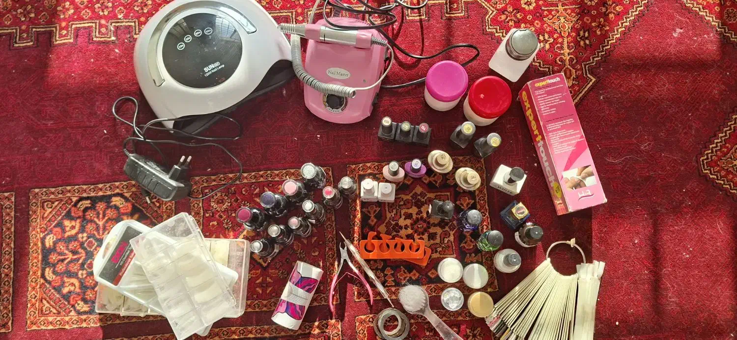 وسایل کاشت ناخن|آرایشی، بهداشتی، درمانی|قوچان, |دیوار