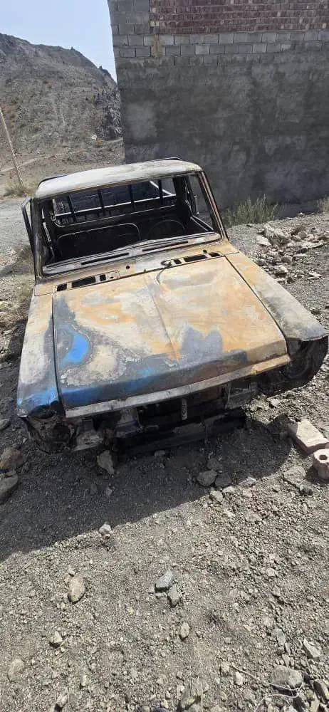 نیسان وانت سوخته مدل ۴۰۱|خودرو سواری و وانت|ایرانشهر, |دیوار