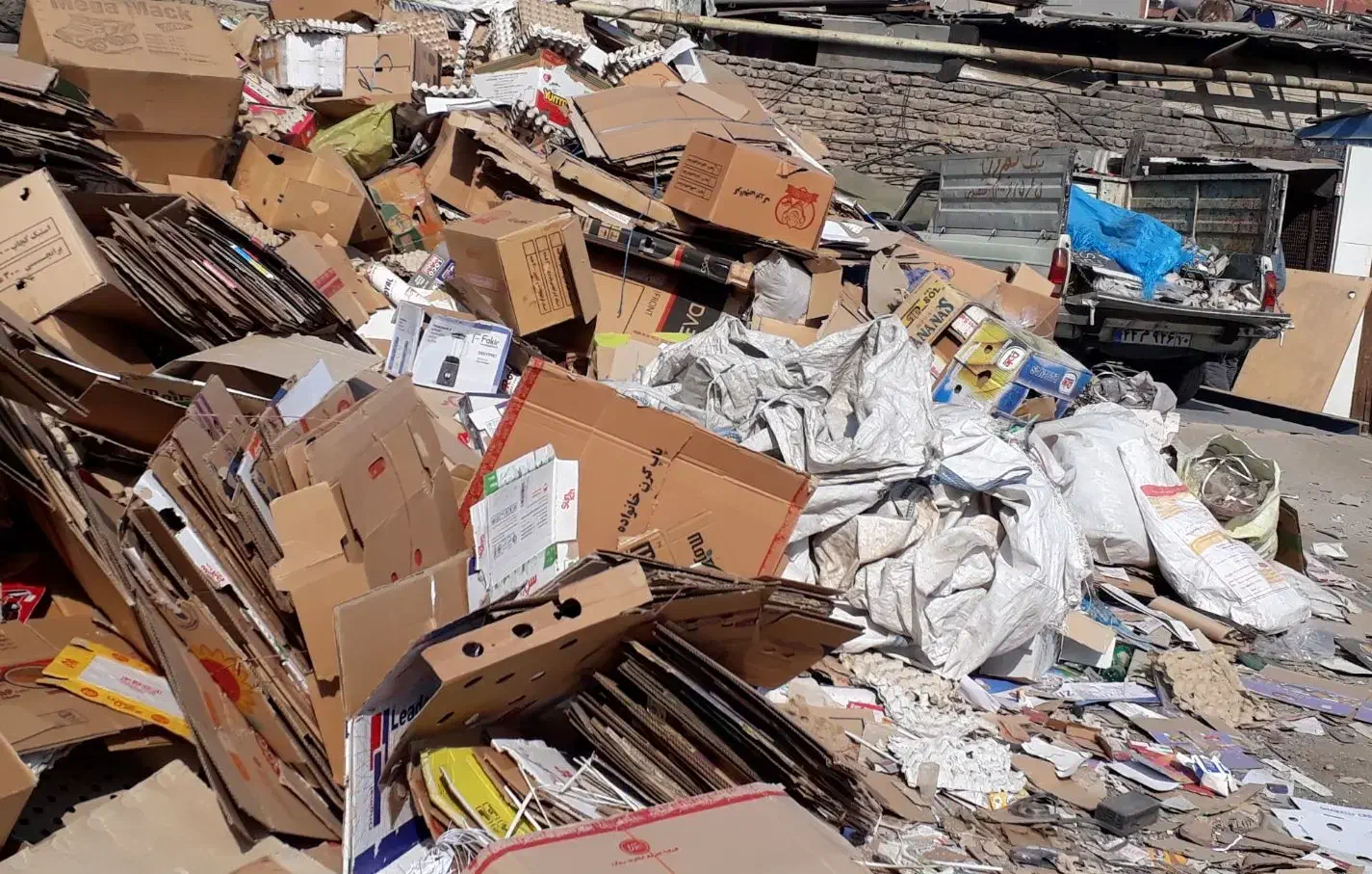 ضایعات کارتن ونایلون|عمده‌فروشی|تهران, افسریه شمالی|دیوار