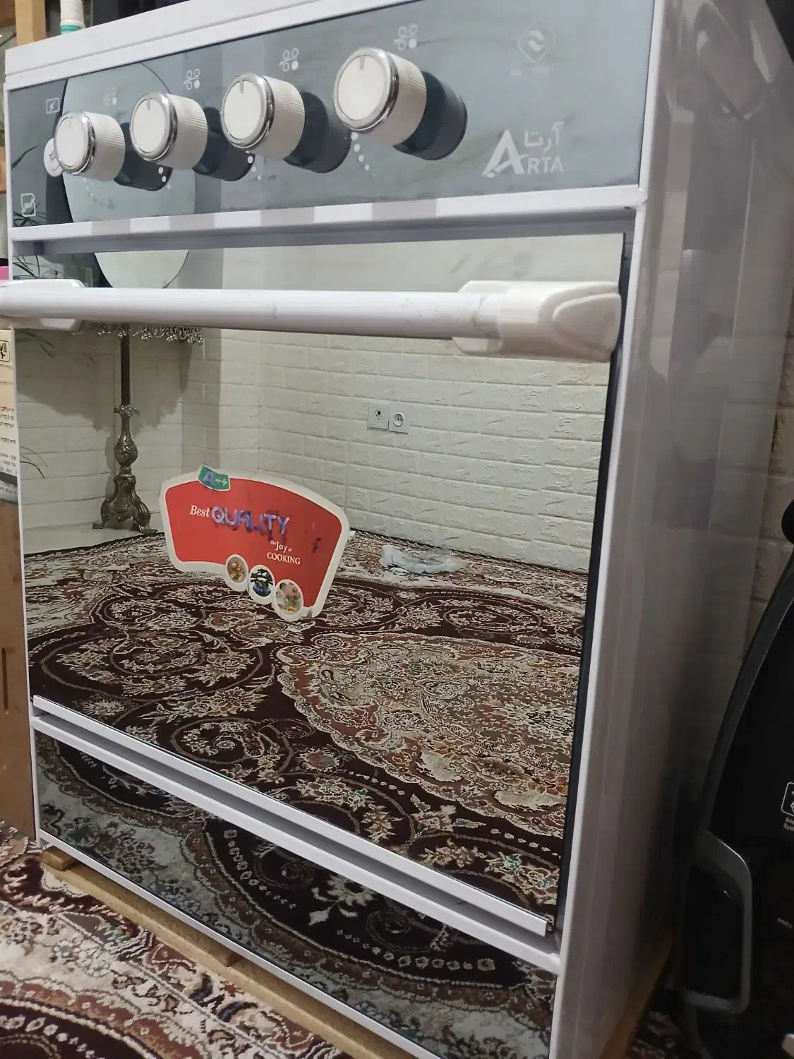 گاز 4شعله مدل فر فندک دار|اجاق گاز و لوازم برقی پخت‌وپز|بندر انزلی, بشمن|دیوار