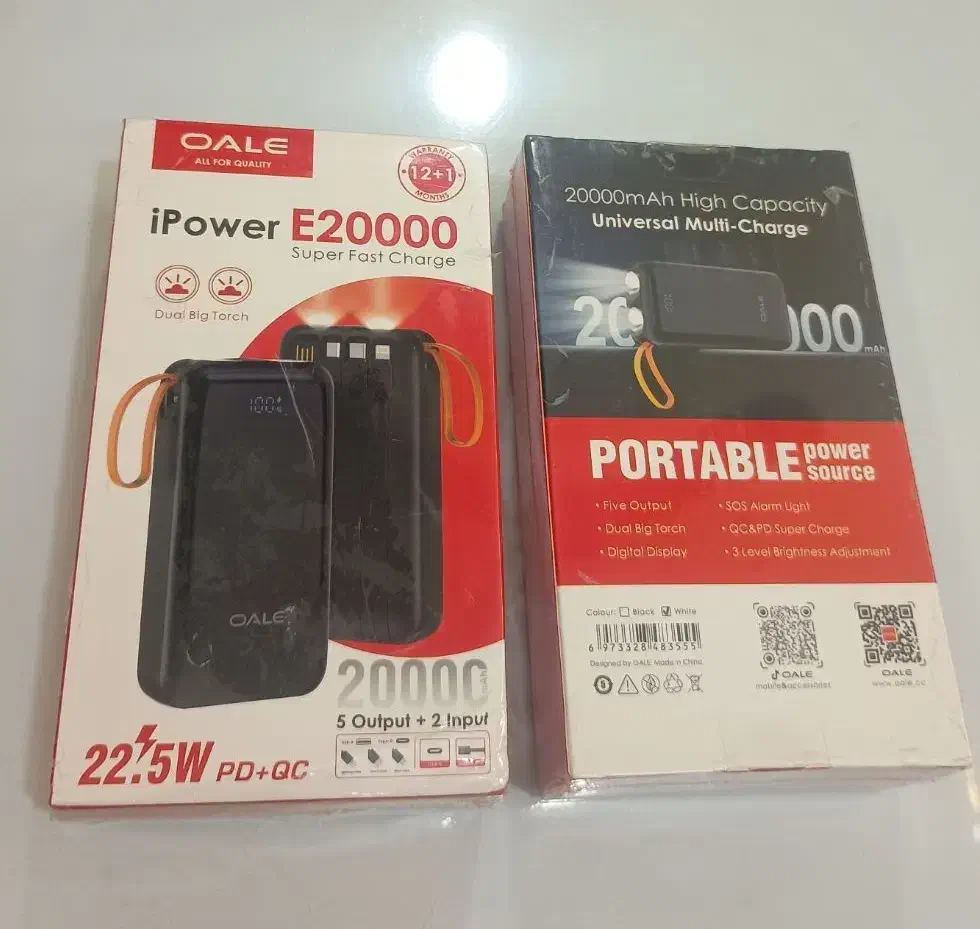 پاور بانک اورجینال oale و شیائومی|لوازم جانبی موبایل و تبلت|یزد, |دیوار