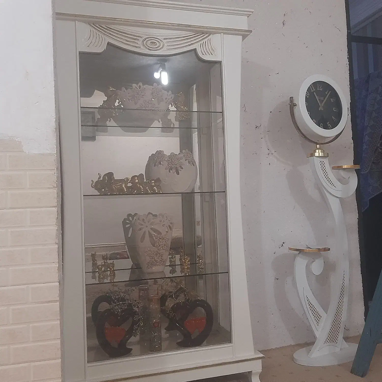 بوفه و پشتی|بوفه، ویترین، کنسول|ایلام, |دیوار