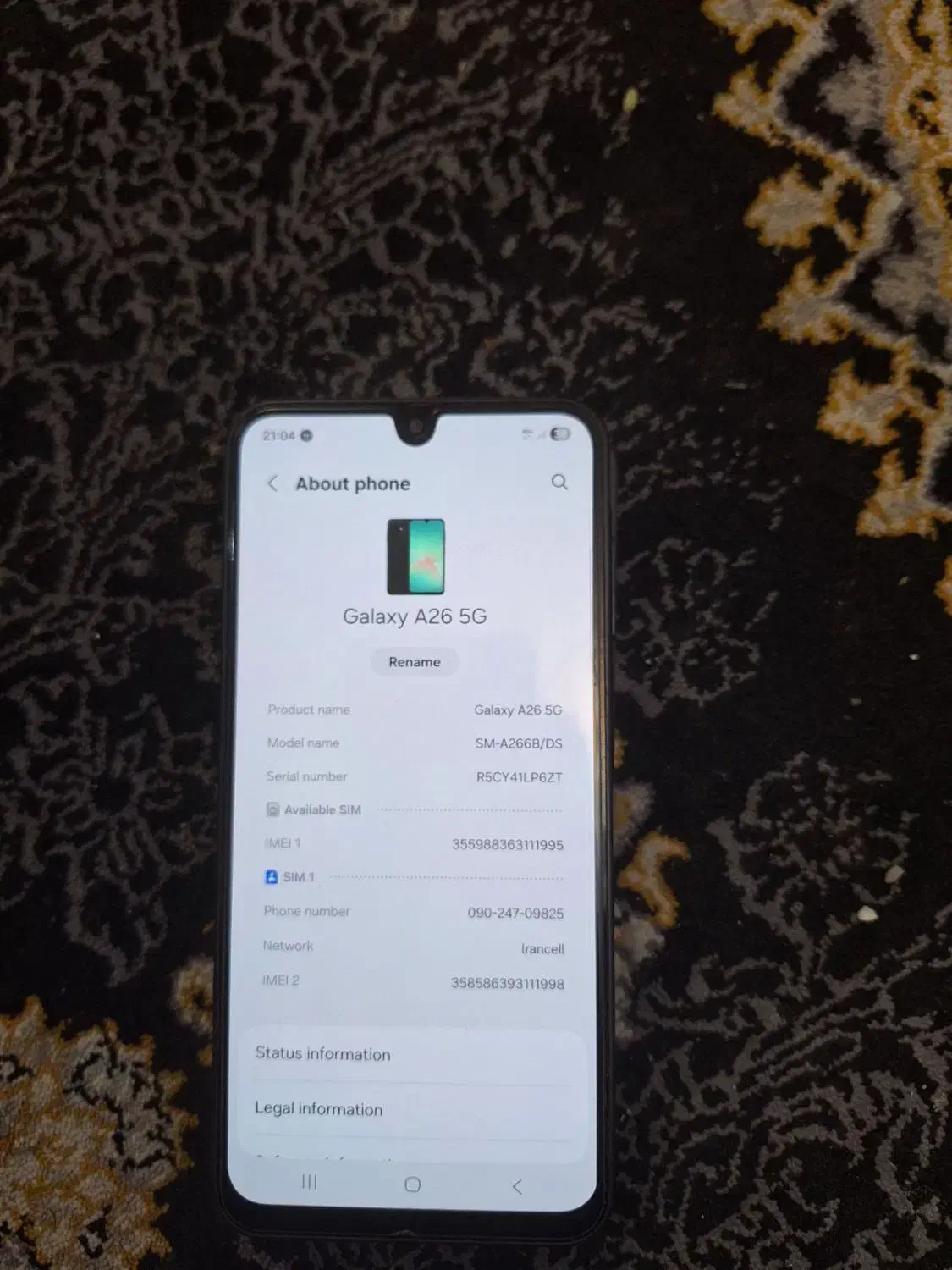 گوشی a26|موبایل|تهران, هاشمی|دیوار