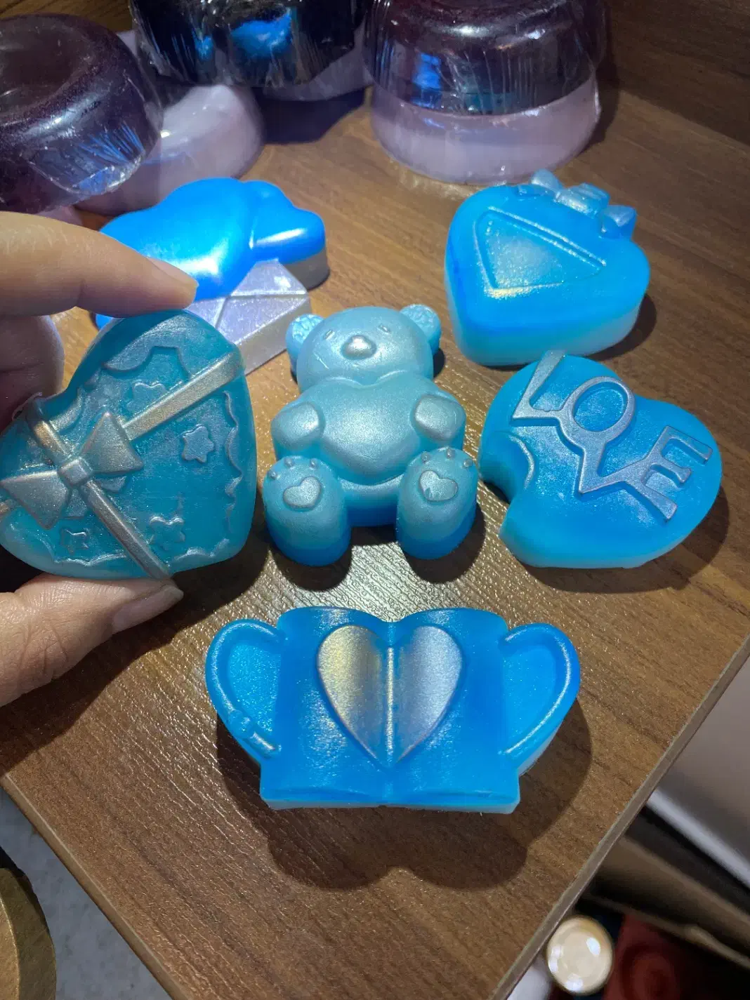 طراحی صابون هایی دکوری و گیاهی|آرایشی، بهداشتی، درمانی|قم, منبع آب|دیوار