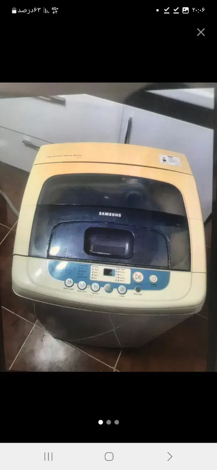 لباسشویی سامسونگ سالم سالم|ماشین لباسشویی و خشک‌کن لباس|قم, شهرک سازمان آب|دیوار