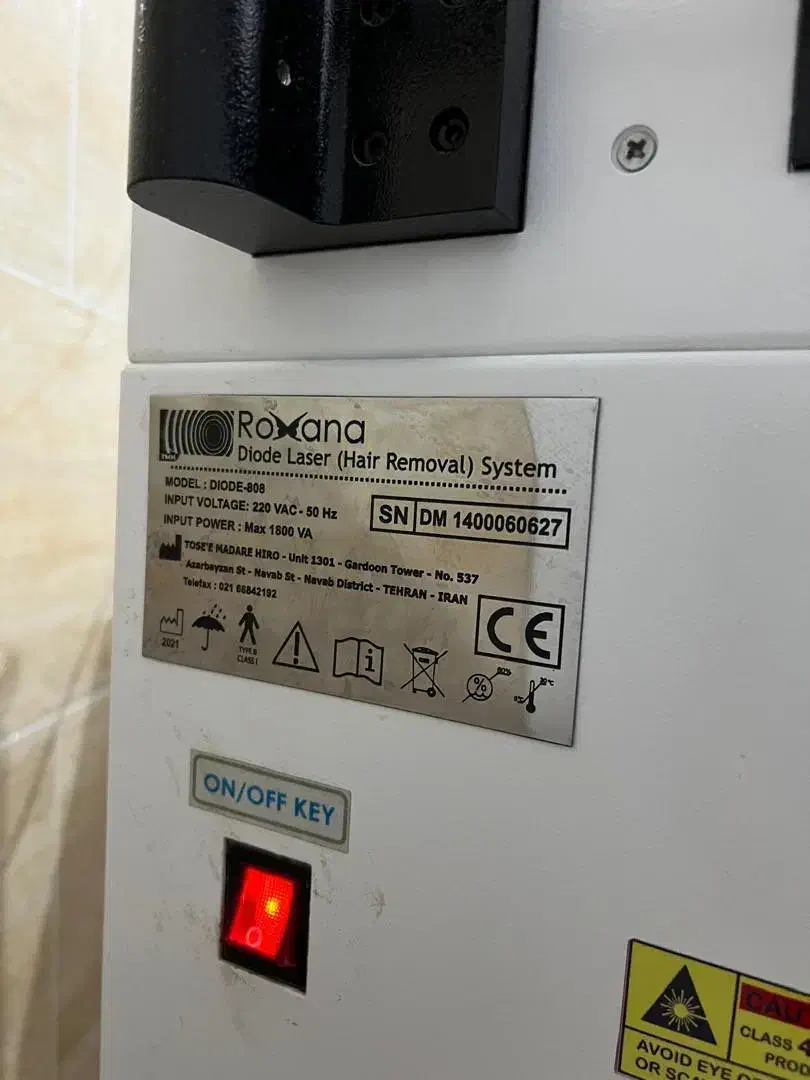 فروش دستگاه لیزر رکسانا دایود ۲۰۲۱|پزشکی|بندرعباس, |دیوار
