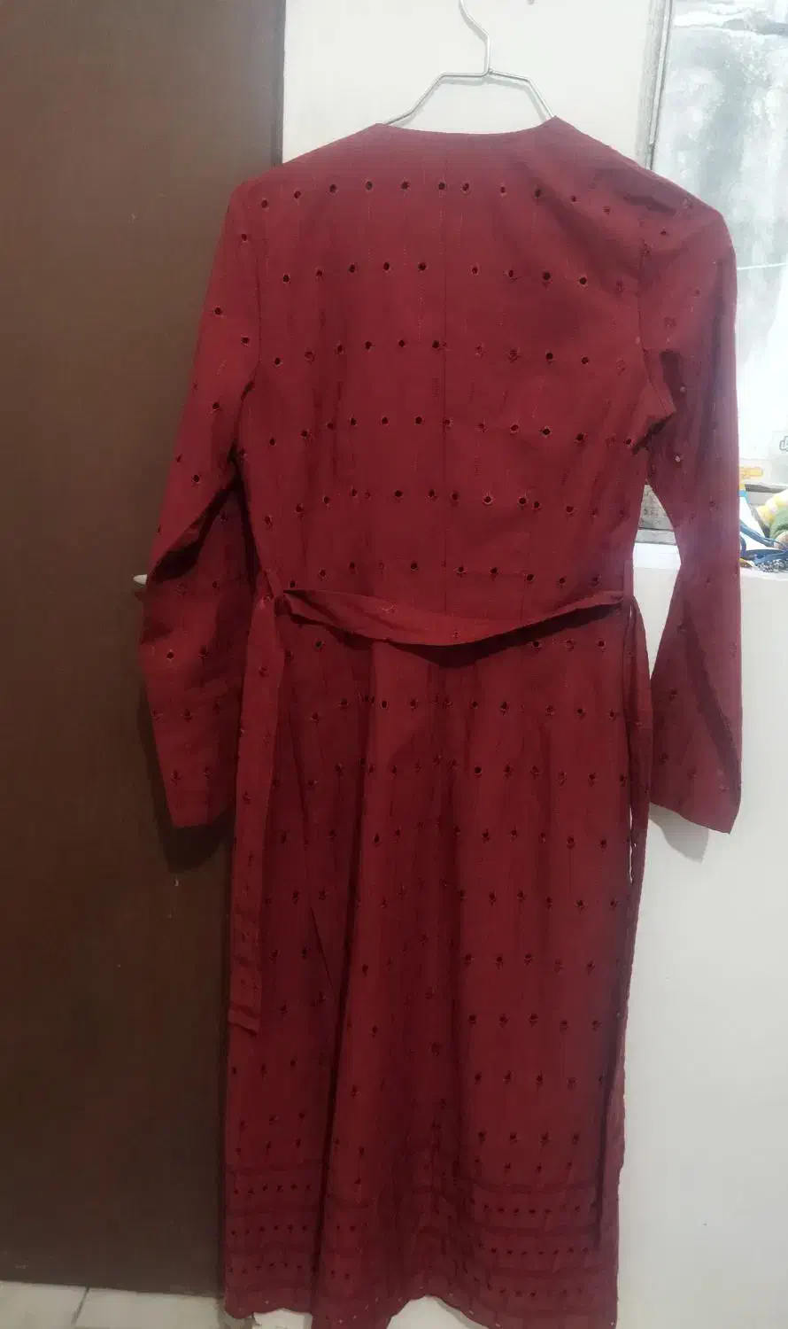 مانتو دخترونه زرشکی سایز ۳۶|لباس|رشت, جماران|دیوار