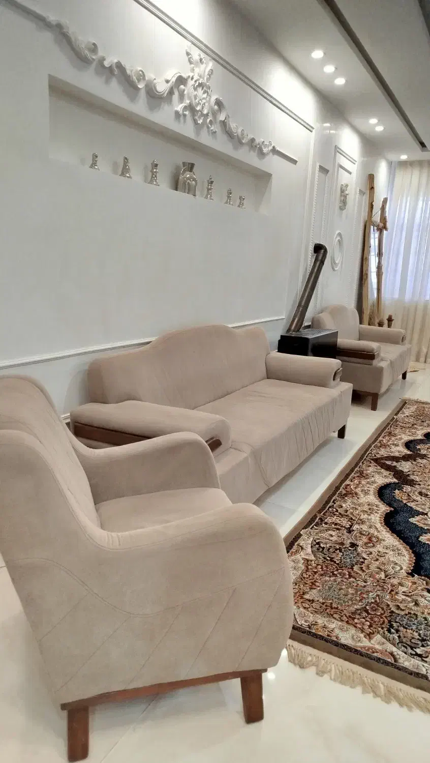 مبل راحتی رنگ توسی|مبلمان خانگی و میز عسلی|تربت جام, اسماعیل آباد|دیوار