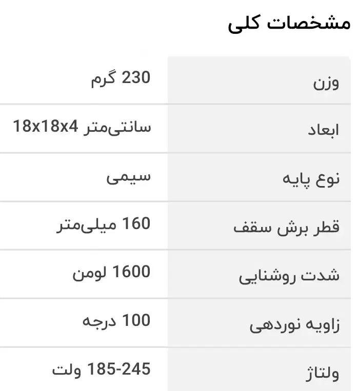 لامپ ال ای دی 18وات 8عدد|لامپ و چراغ|لنگرود, |دیوار