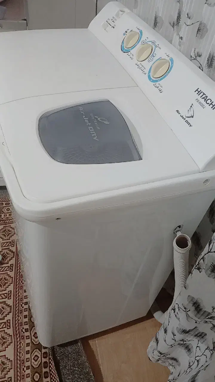 لباسشویی دوقلو هیتاچی ژاپن|ماشین لباسشویی و خشککن لباس|ارومیه, |دیوار
