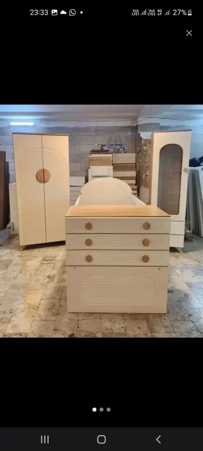 سیسمونی نوزاد و نوجواب سرویس خواب مدرن مدل کلاسیک|تخت و سرویس خواب|تبریز, |دیوار