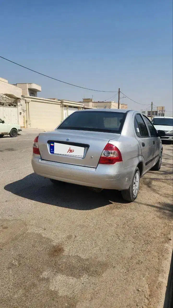 تیبا ۱ مدل91 خونگی دنده اتوماتیک شاسی پلم|خودرو سواری و وانت|بهبهان, |دیوار