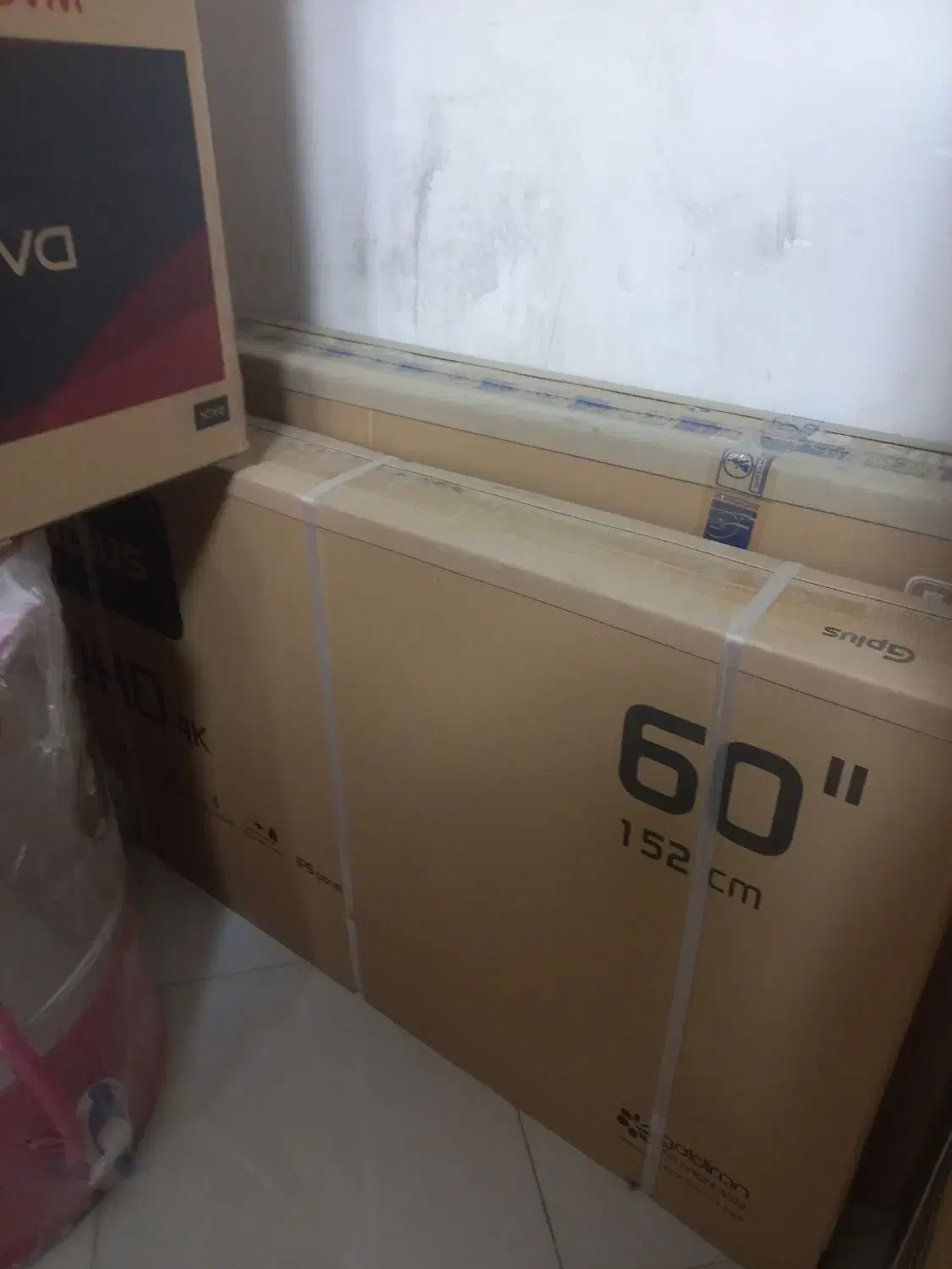 تلوزیون دوو ۵۵اینچ آگبند هوشمند فورکی مدلهادیگه|تلویزیون و پروژکتور|مشکیندشت, |دیوار