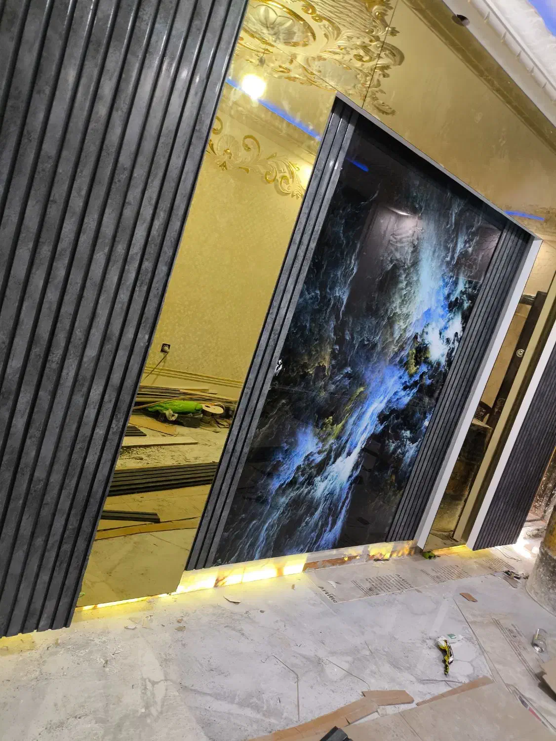 سقف کاذب کناف کاغذ دیواری|خدمات پیشه و مهارت|سراوان, |دیوار