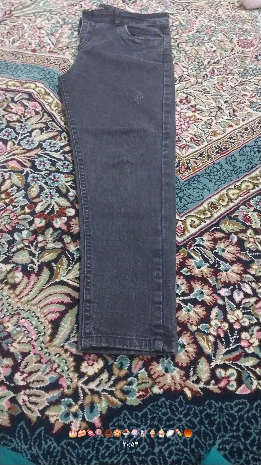 شلوار لی اسکیپی رنگ زغالی کاملا نو سایز 34 فروشی|لباس|کرمان, |دیوار