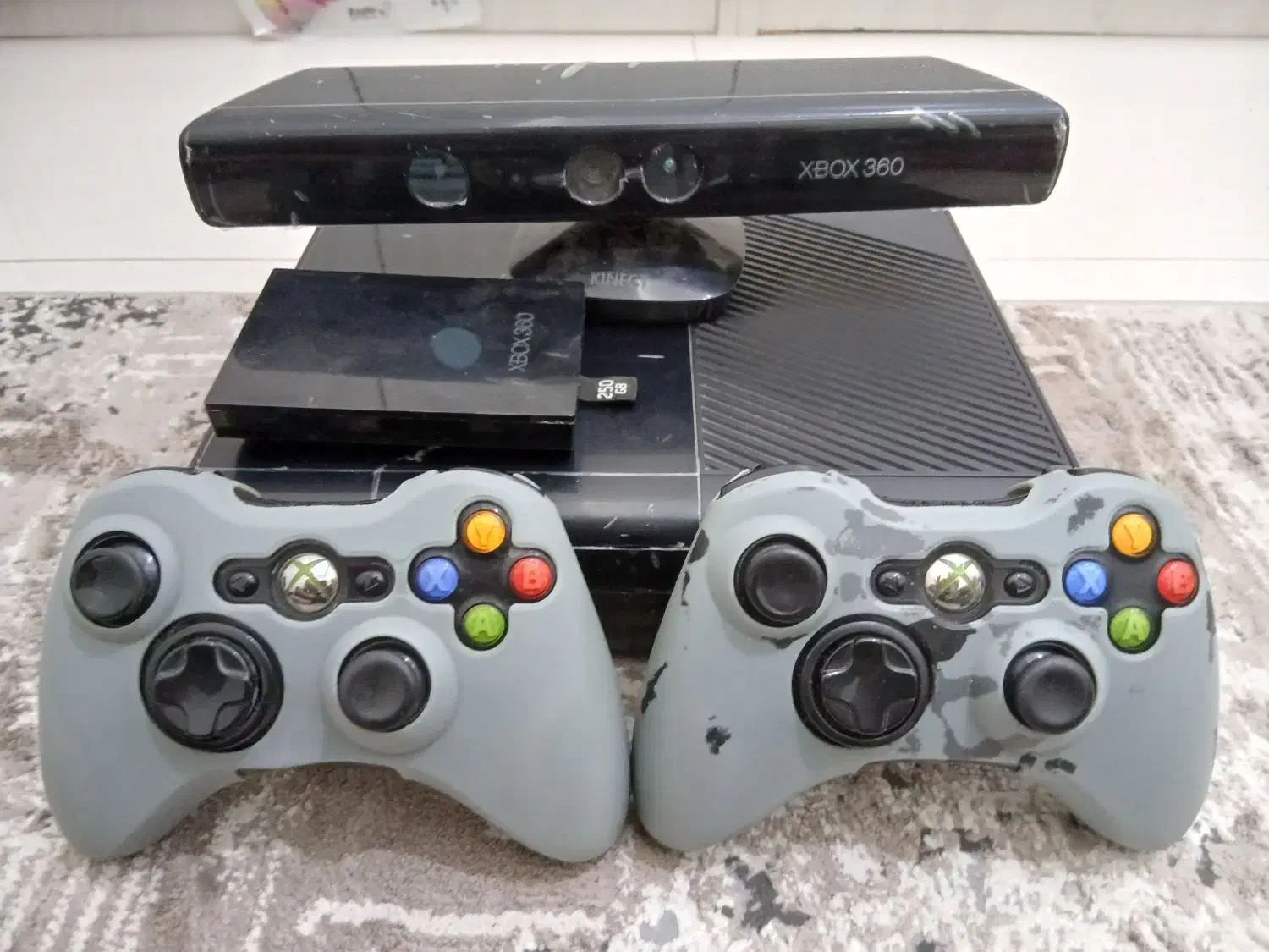 ایکس باکس ۳۶۰ سوپر اسلیم جیتگ کینکت xbox 360|کنسول، بازی ویدئویی و آنلاین|تهران, افسریه شمالی|دیوار