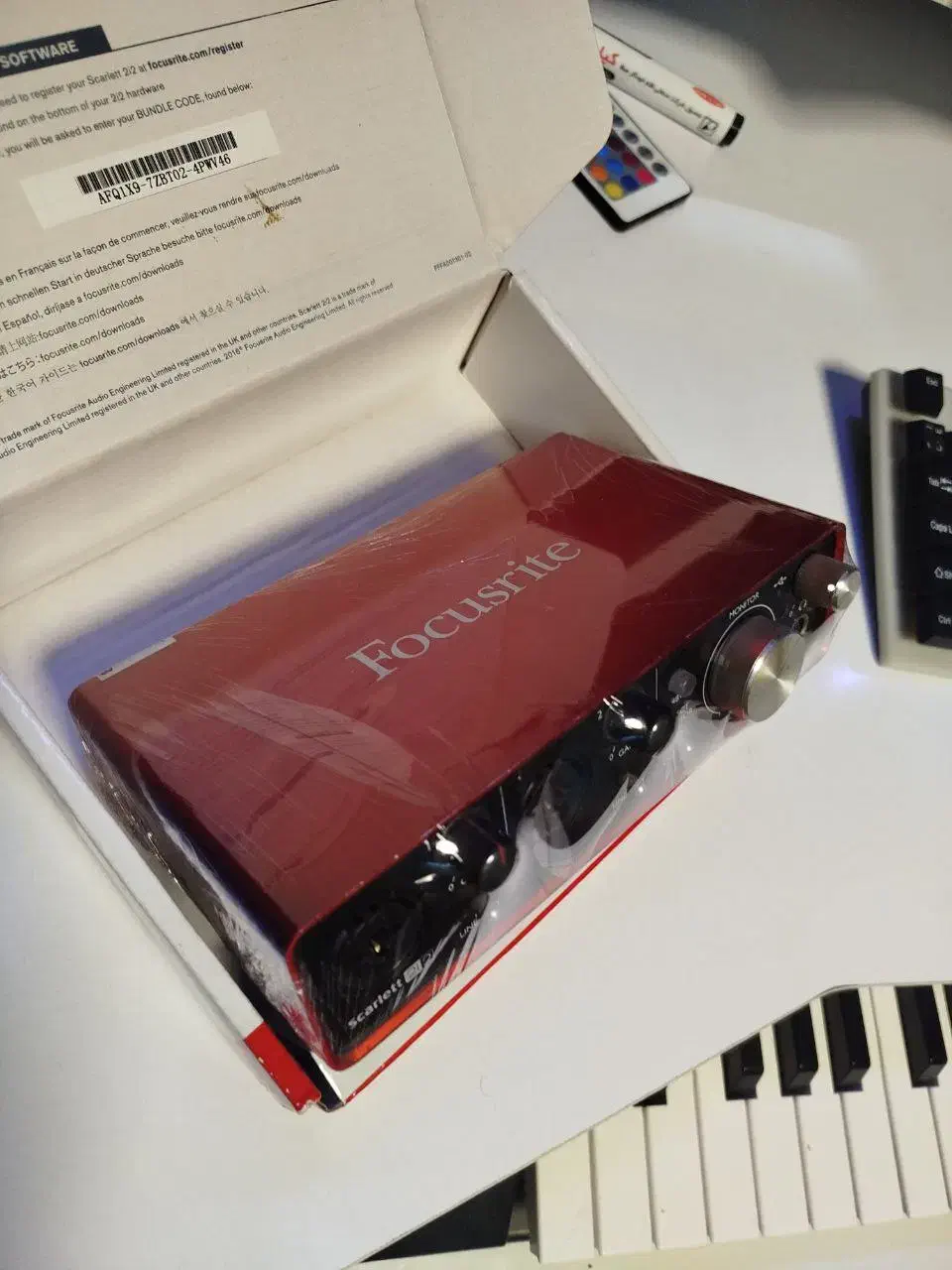 کارت صدا focusrite b scarlet 2i2|سیستم صوتی خانگی|تهران, مجیدیه|دیوار