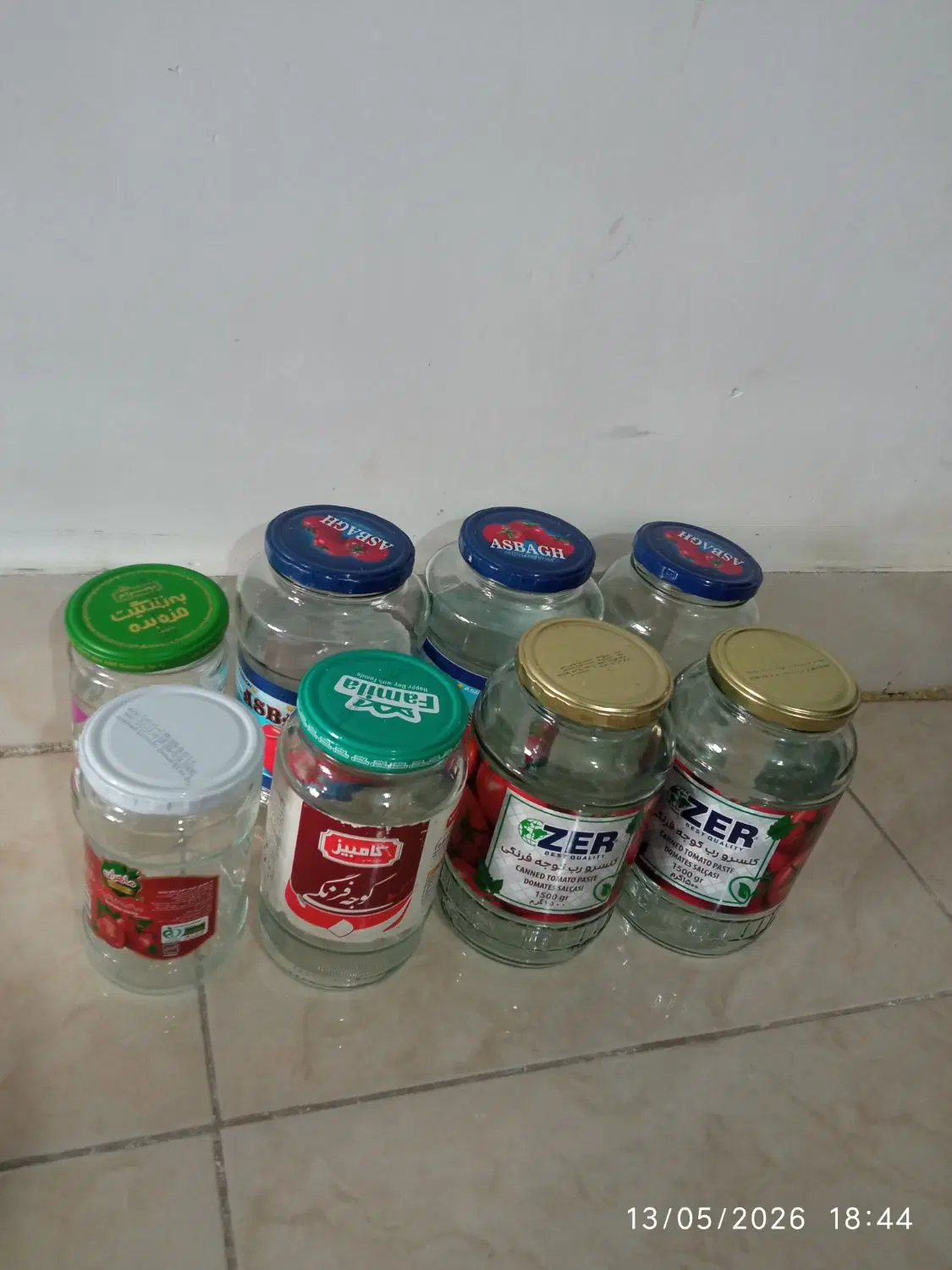 شیشه رب|ظروف نگهدارنده، پلاستیکی، یک‌بارمصرف|مهاباد (آذربایجان غربی), |دیوار