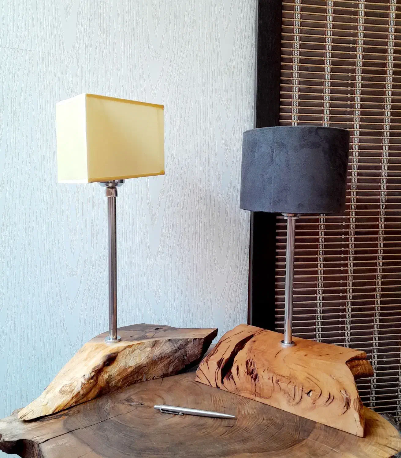 آباژور و چراغدیواری روستیک|چراغ خواب و آباژور|تهران, جمهوری|دیوار