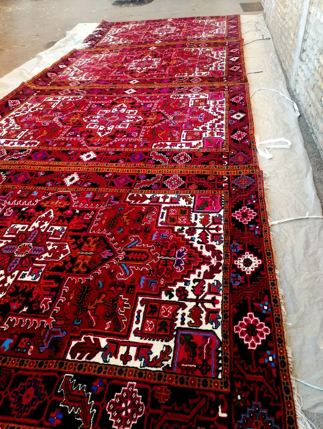 دوجفتفرشدستبافتششمتر4تختهبافندهخودمون|فرش|خواجه, |دیوار