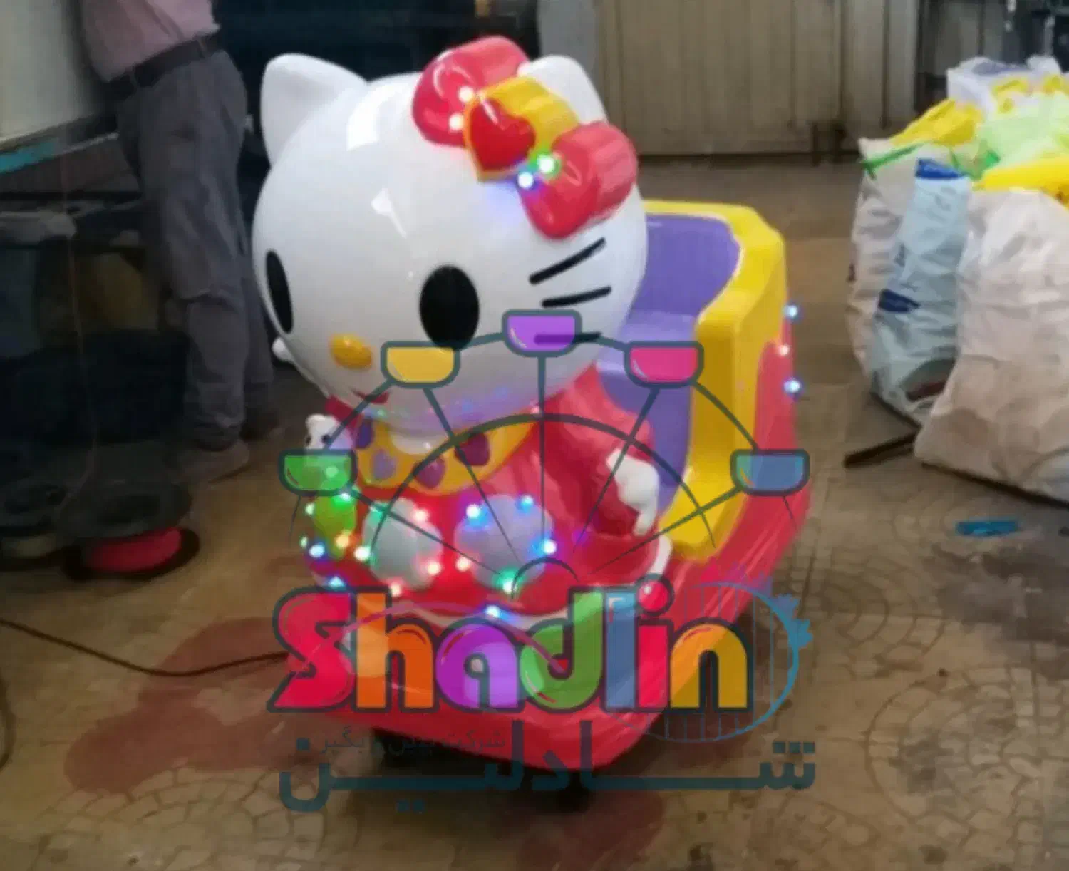 تکان دهنده کیتی/نورپردازی/تجهیزخانه کودک/شادلین|اسباب‌‌بازی|تنکابن, |دیوار