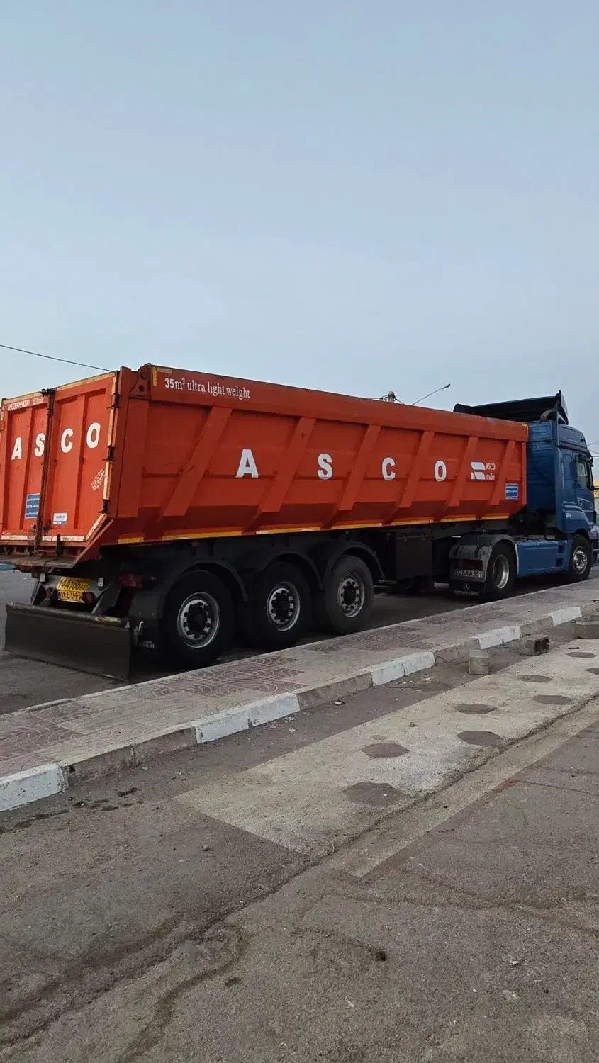 تریلی کمپرس سه محور ماموت۳۵متری|خودرو سنگین|یزد, |دیوار