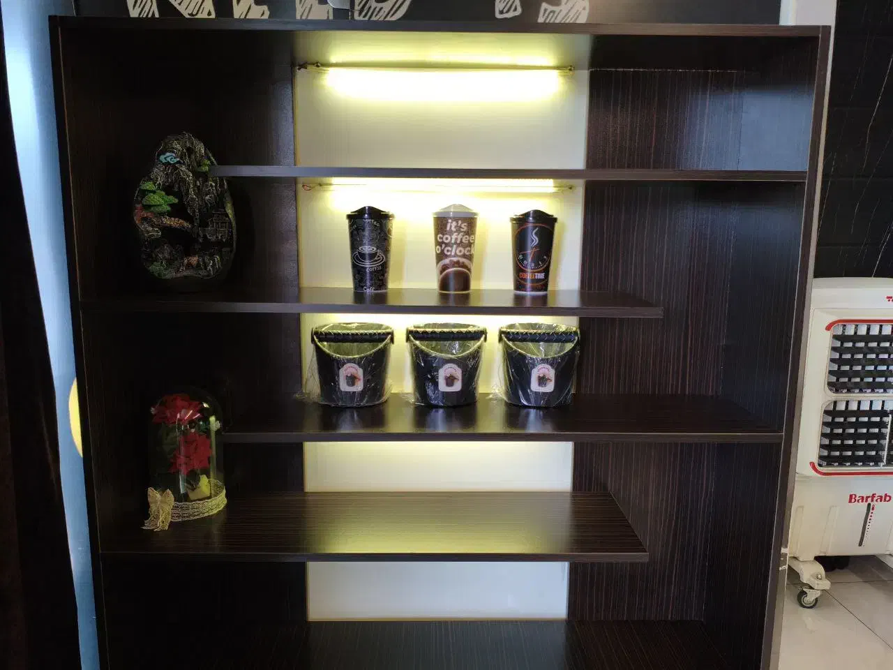 کمد ویترینی ، کتابخونه ای|کتابخانه، شلف، قفسه‌های دیواری|قم, پردیسان|دیوار