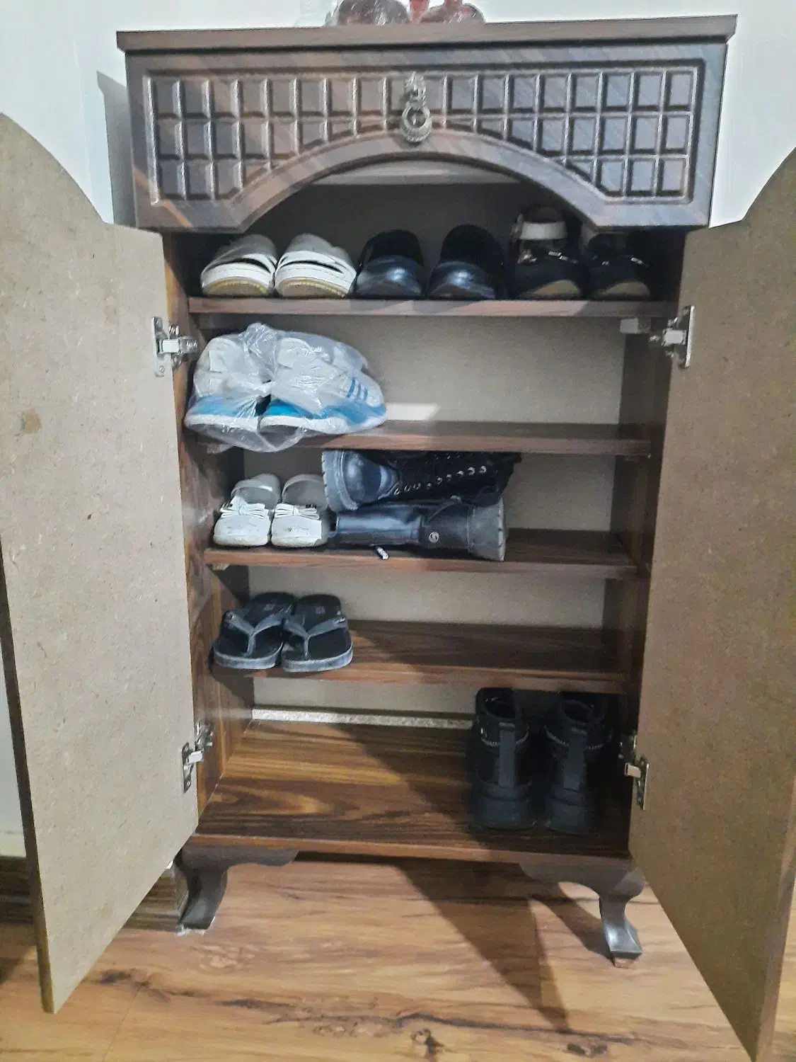 جاکفشی دو در با کشو|جاکفشی، کمد، دراور|نظرآباد, شهرک آزادگان|دیوار