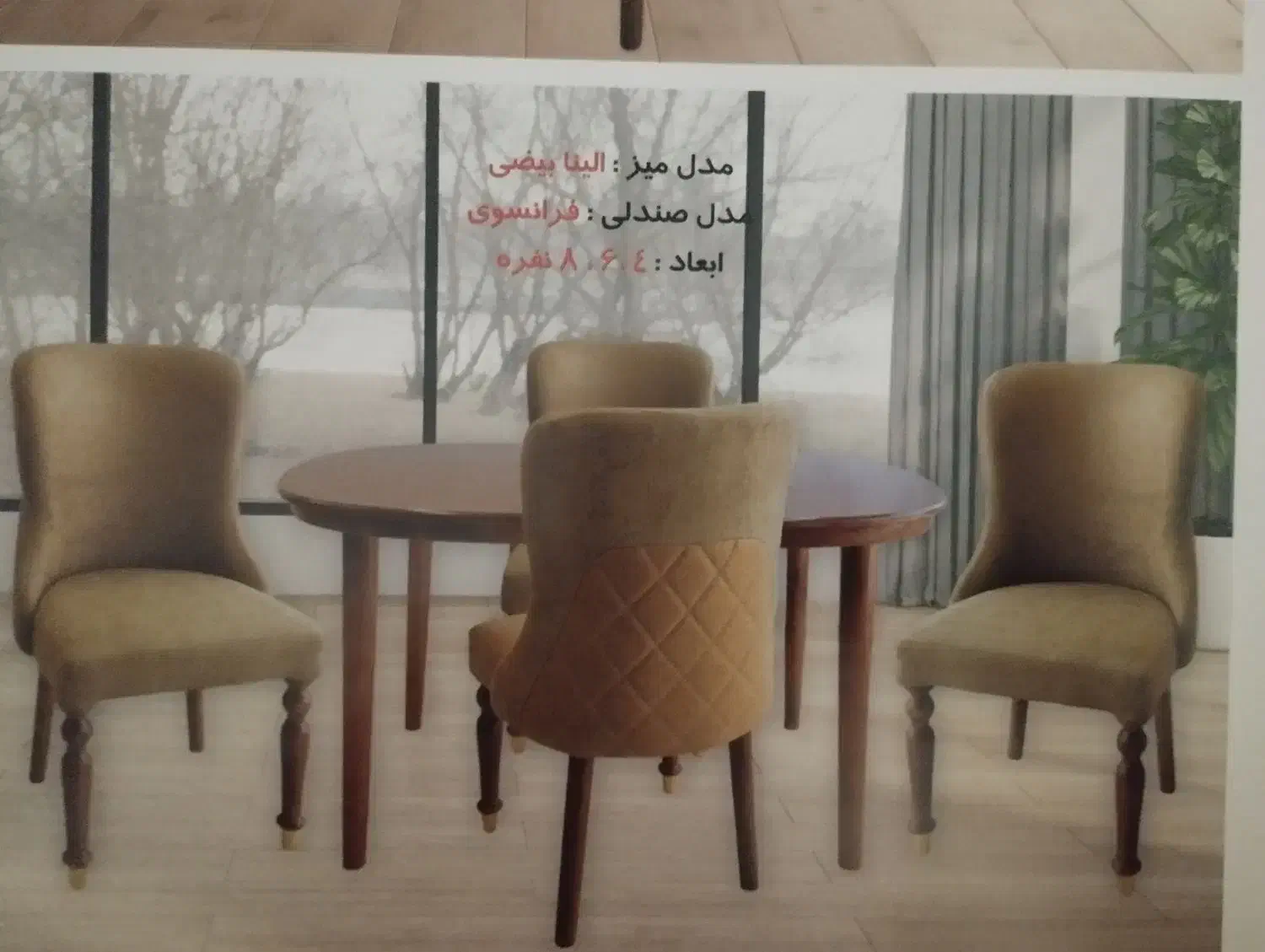 فروش مستقیم نهار خوری عباس پور|میز و صندلی غذاخوری|کرمان, |دیوار