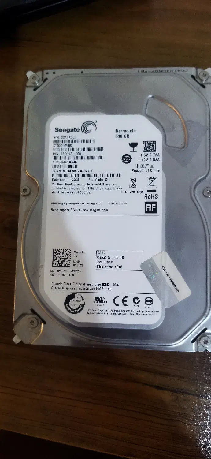 هارد ۵۰۰ گیگ|قطعات و لوازم جانبی رایانه|تهران, صفا|دیوار