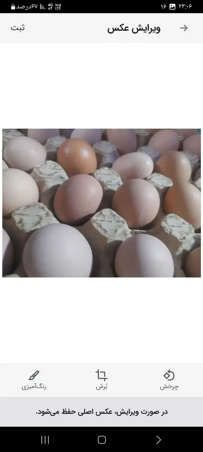 تخم مرغ رسمی|خوردنی و آشامیدنی|قم, پردیسان|دیوار