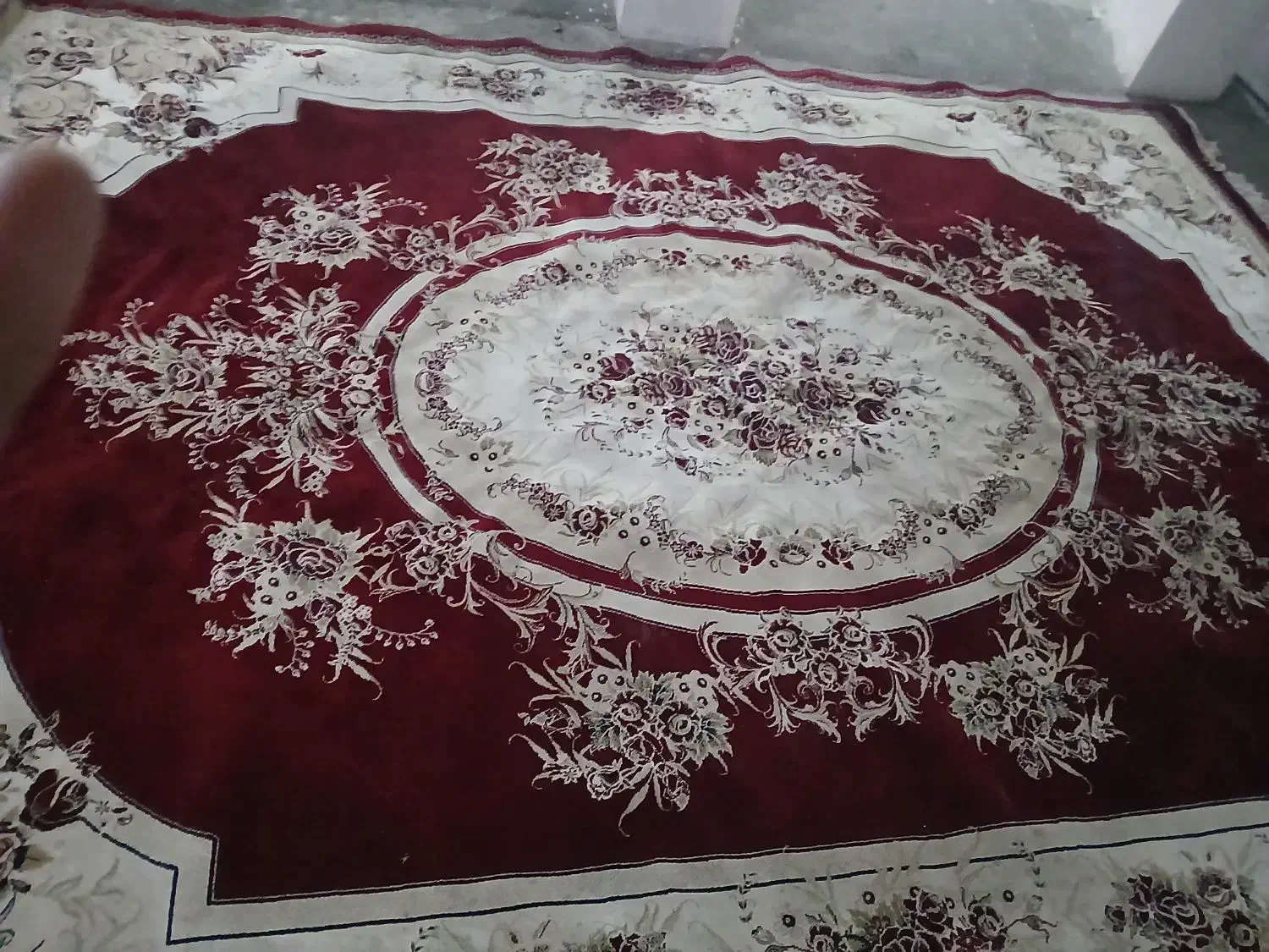 فرش ۱۲متری ۱جفت قرمز رنگ تمیز واقعا|فرش|نوشهر, |دیوار