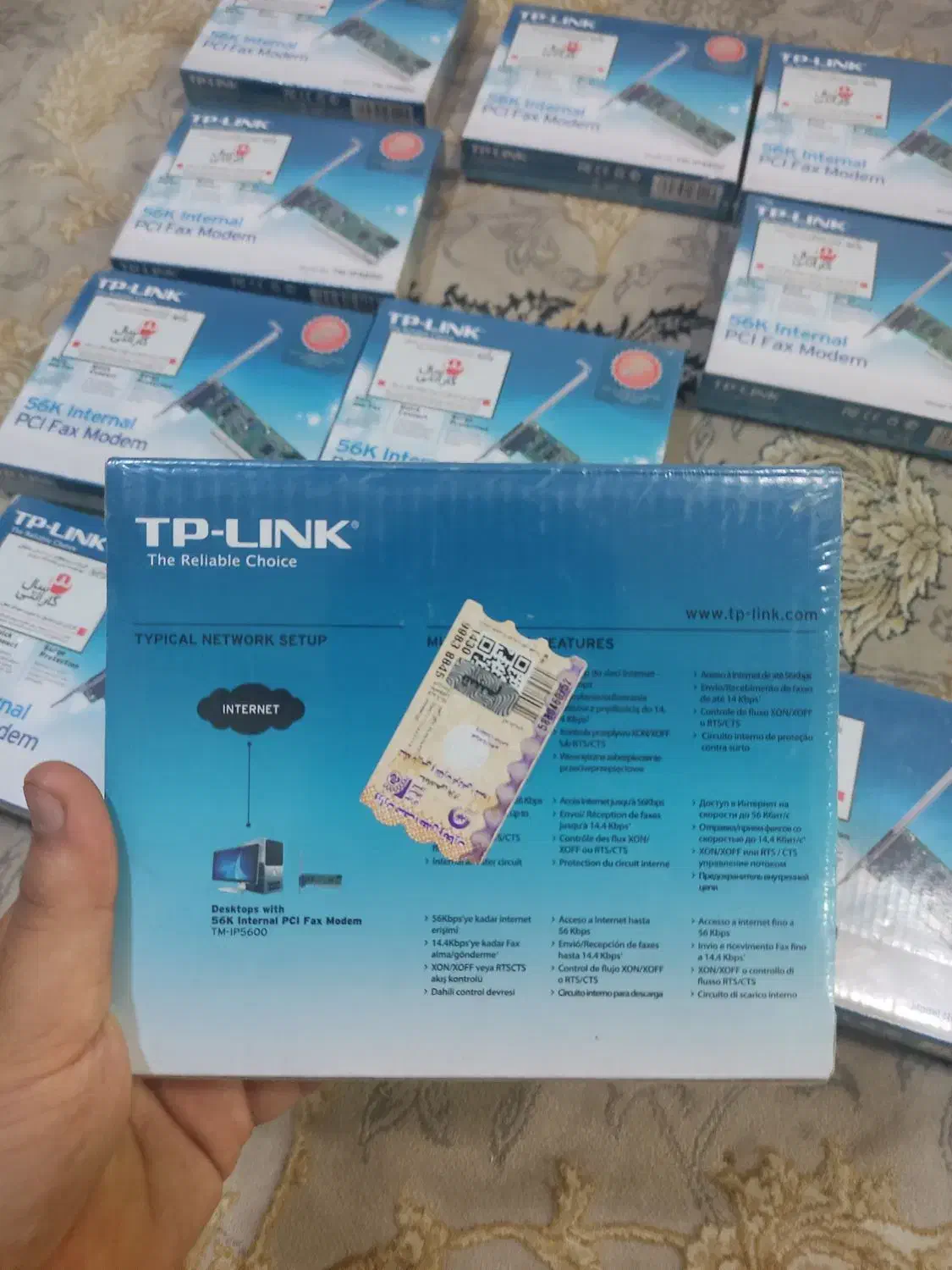 کارت شبکه (TP LINK (WIFI برای کامپیوتر تعداد موجود|قطعات و لوازم جانبی رایانه|بوشهر, |دیوار