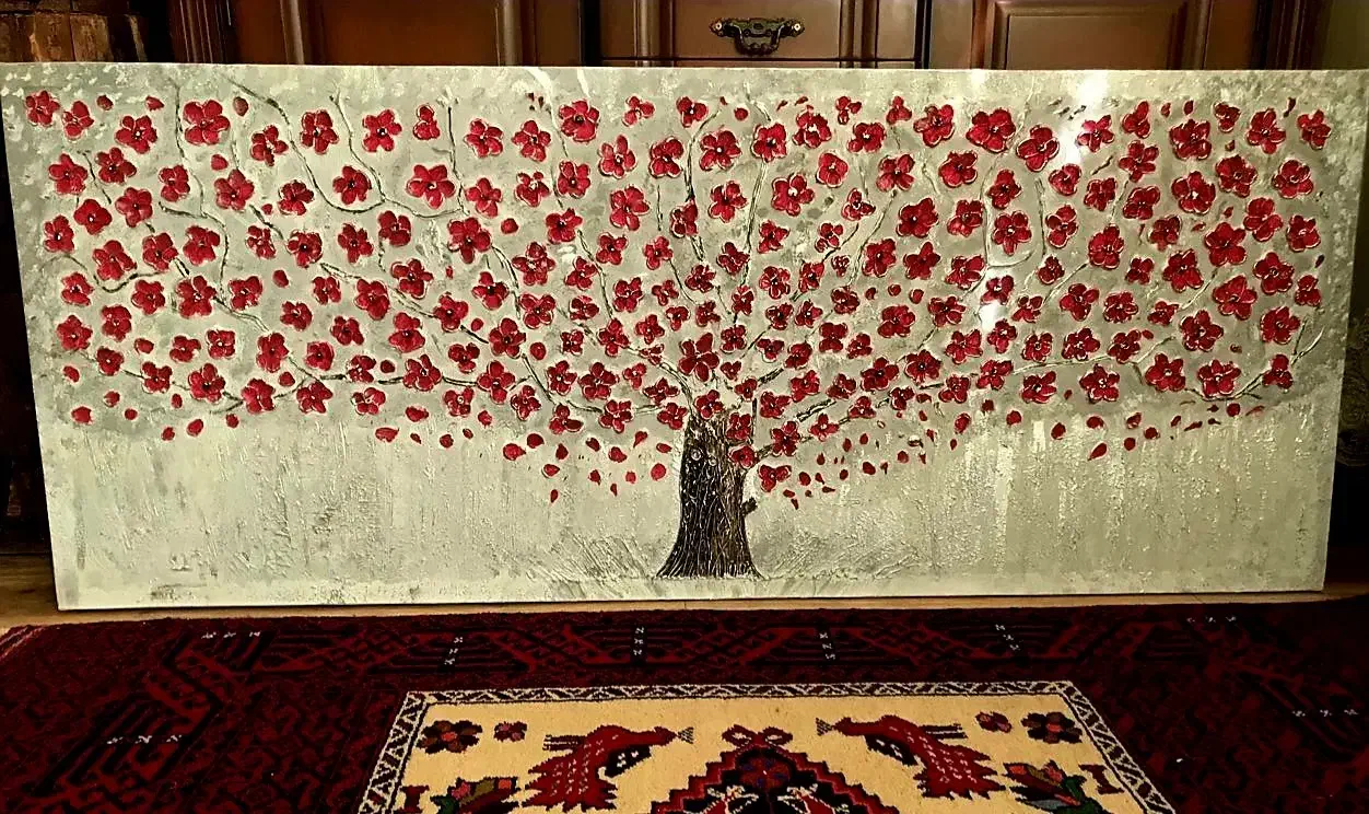 تابلوهای دکوراتیووتابلوآینه ای دست سازروزمادرویلدا|تابلو، نقاشی، عکس|تهران, خلیج فارس|دیوار