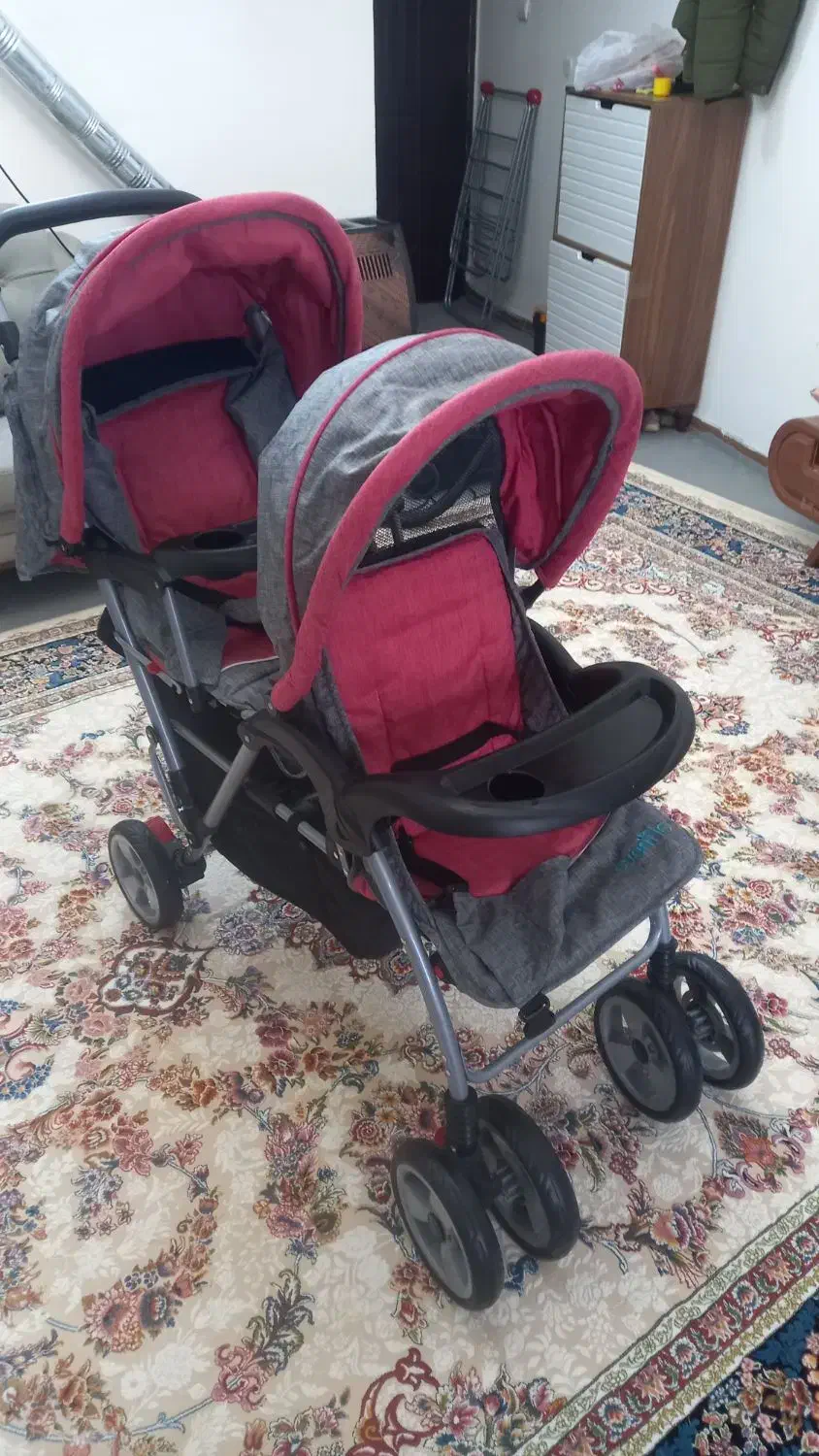 کالسکه دوقلو مارک ایون فلو آمریکا evenflo|کالسکه و لوازم جانبی|پاکدشت, پاکدشت (مامازند)|دیوار