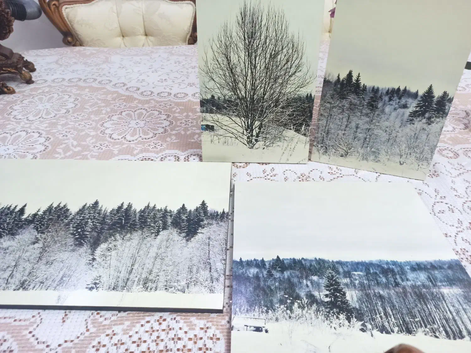 تابلو منظره برفی|تابلو، نقاشی، عکس|پردیس, فاز ۱۱|دیوار