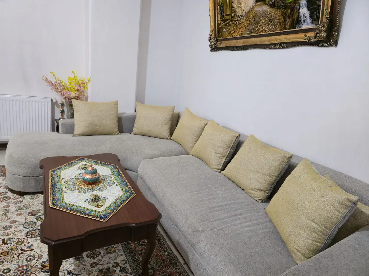 مبل راحتی ال|مبلمان خانگی و میز عسلی|اسلامشهر, شهرک قائمیه|دیوار